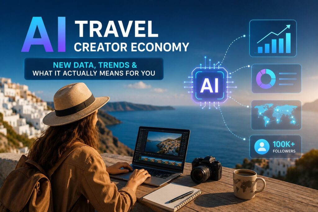 AI Travel Creator Economy New Data, Trends & What It Actually Means for You