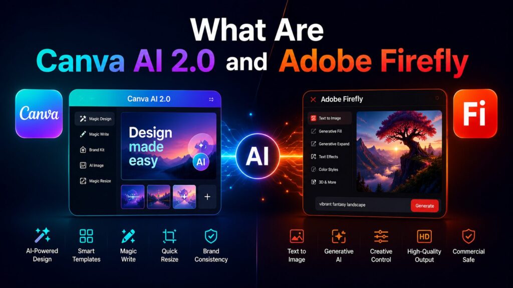 What Are Canva AI 2.0 and Adobe Firefly?