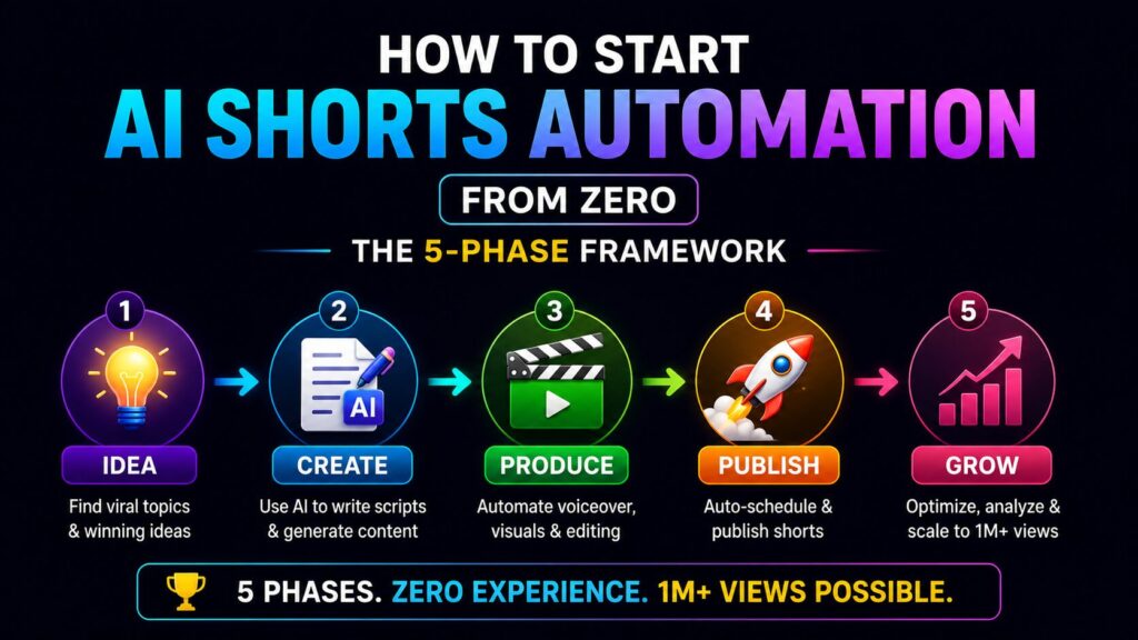 How to Start AI Shorts Automation