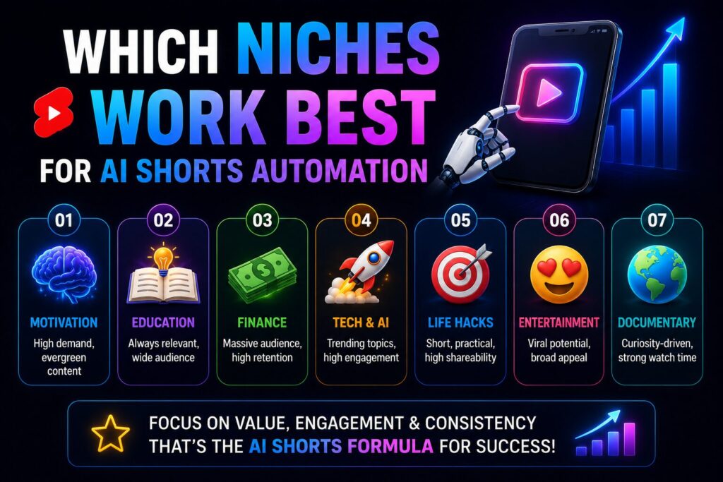 Which Niches Work Best for AI Shorts Automation