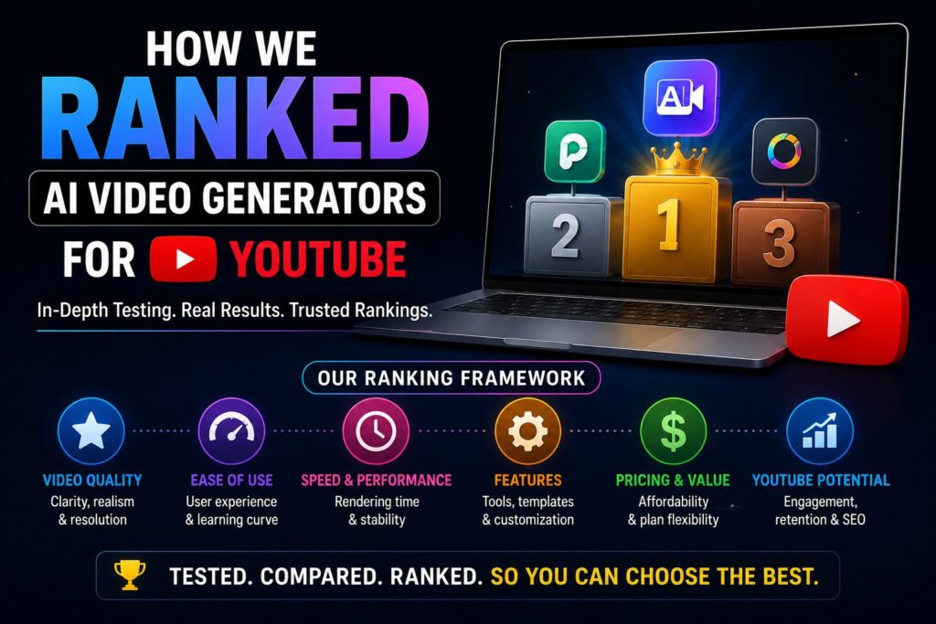How We Ranked AI Video Generators for YouTube