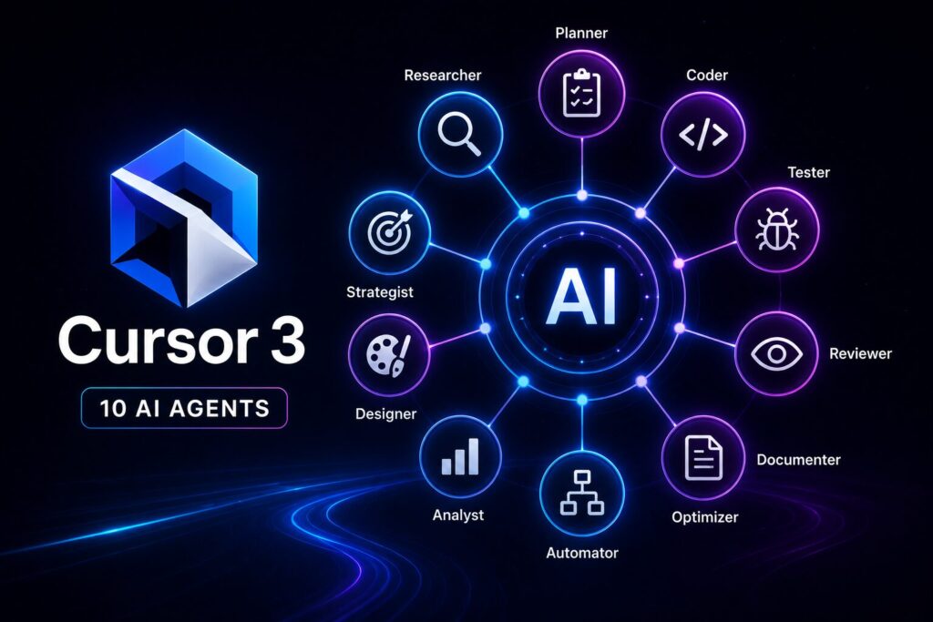 How the 10 AI Agents Work in Cursor 3