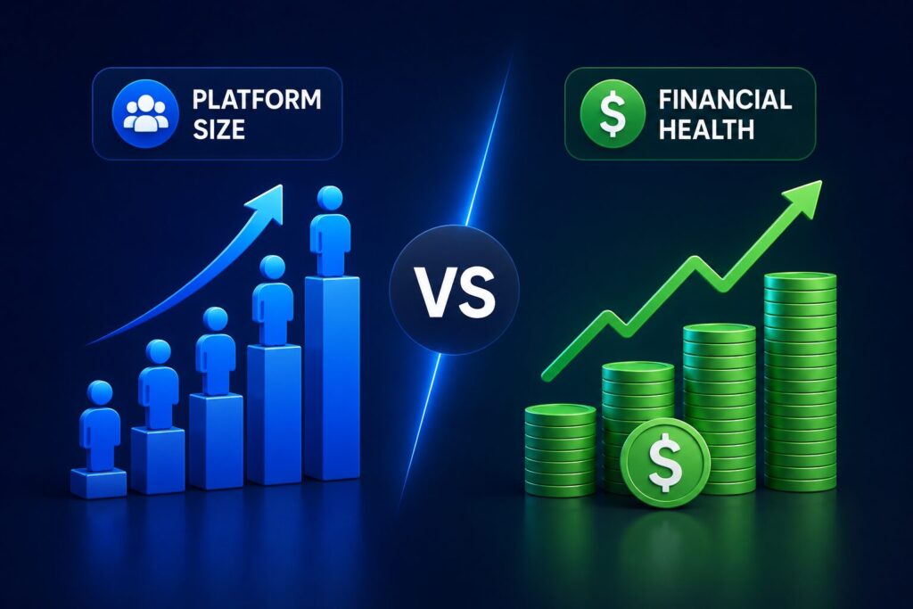 Platform Size and Financial Health