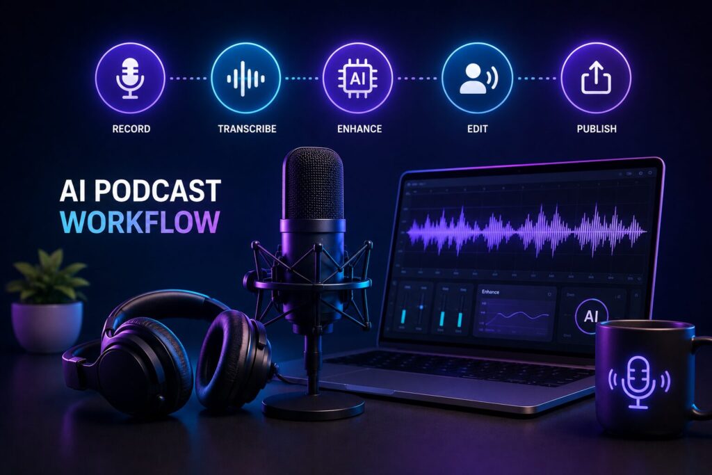 Essential Tools for an AI Podcast Workflow
