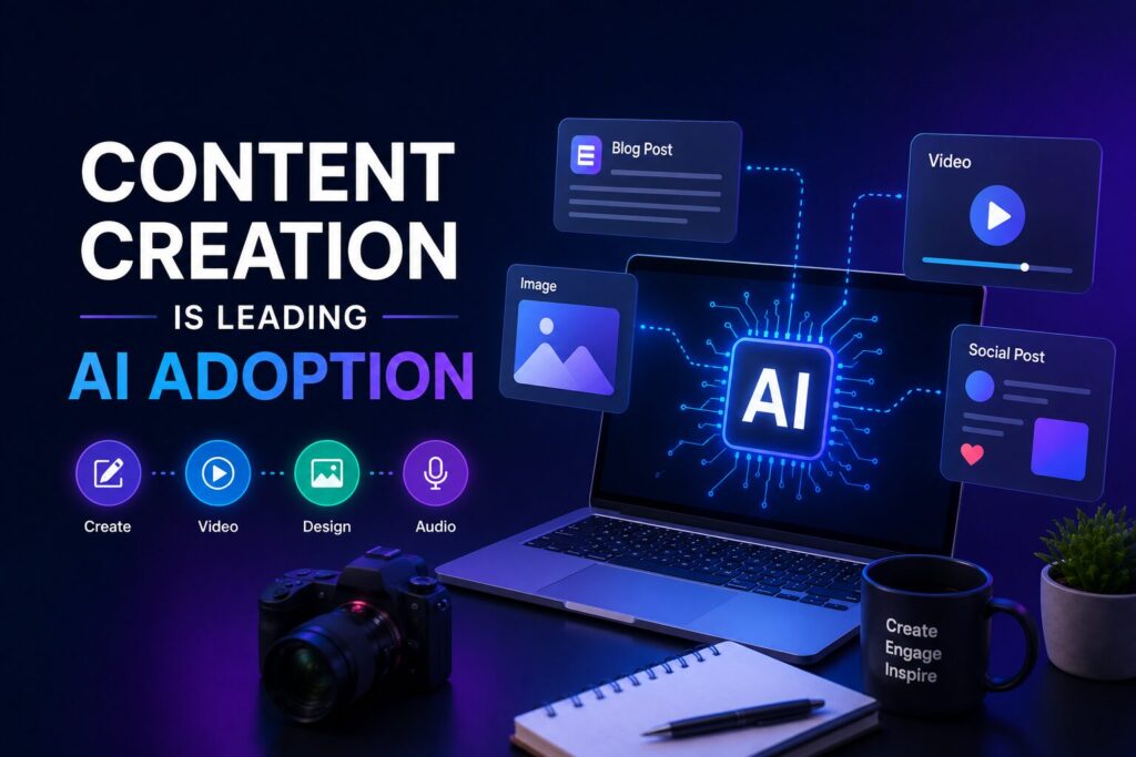 Content Creation Is Leading AI Adoption