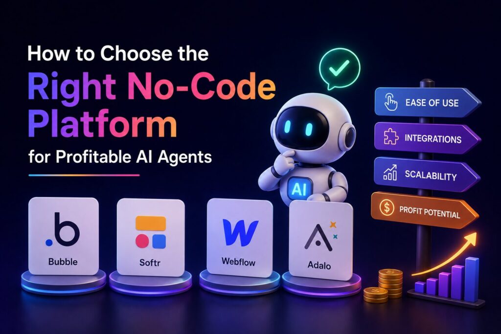 How to Choose the Right No Code Platform for Profitable AI Agents