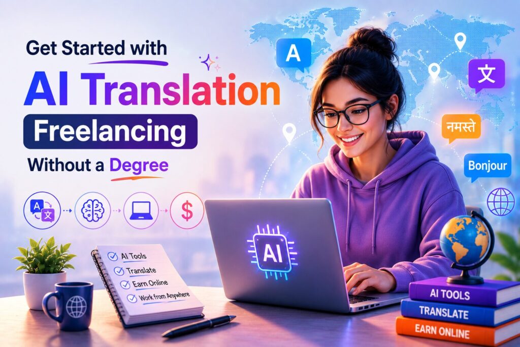How to Get Started with AI Translation Freelancing Without a Degree