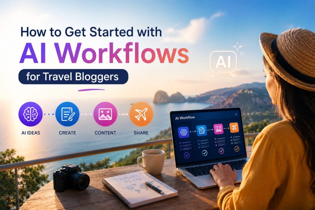 How to Get Started with AI Workflows for Travel Bloggers
