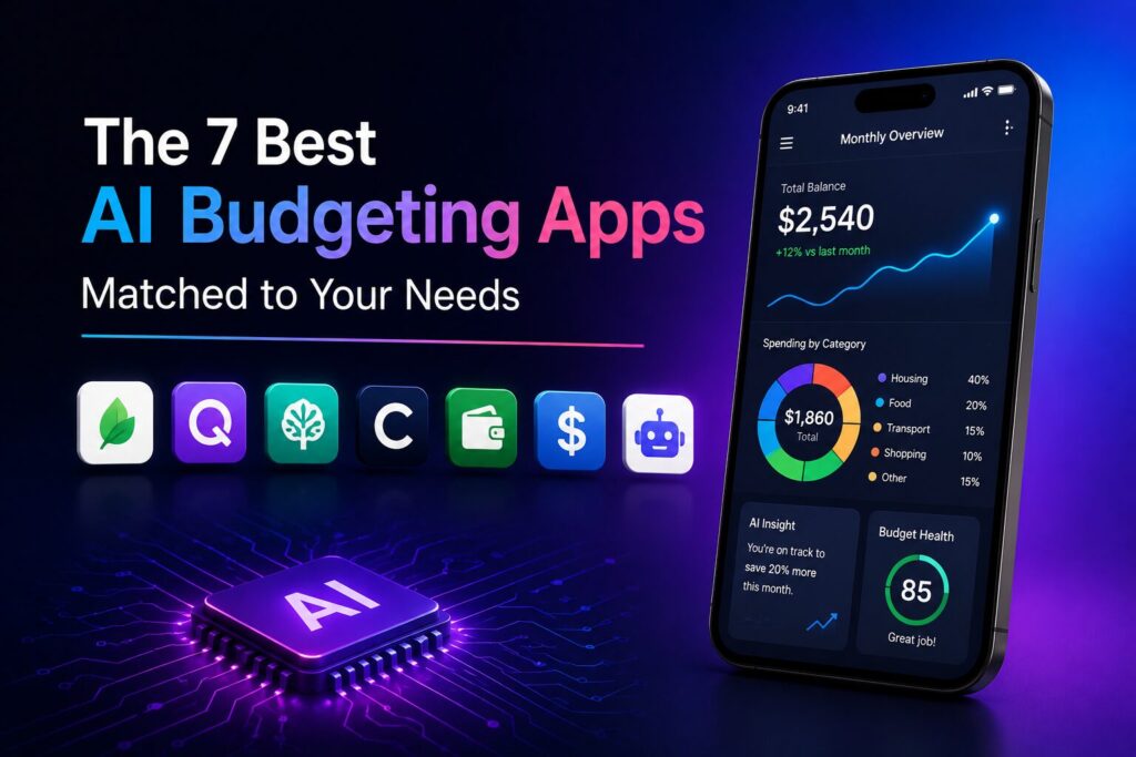 The 7 Best AI Budgeting Apps in 2026 — Matched to Your Needs