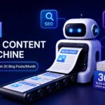 AI SEO Content Machine Publish 30 Blog PostsMonth