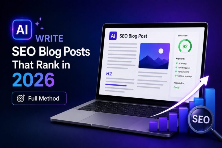 AI Write SEO Blog Posts That Rank