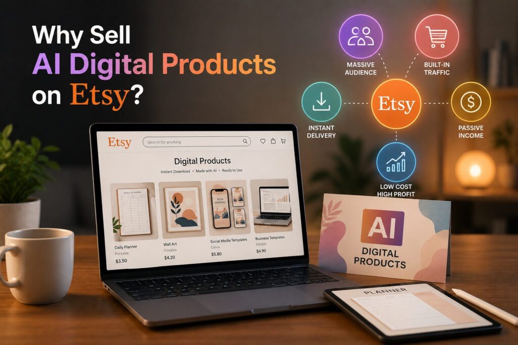 Why Sell AI Digital Products on Etsy