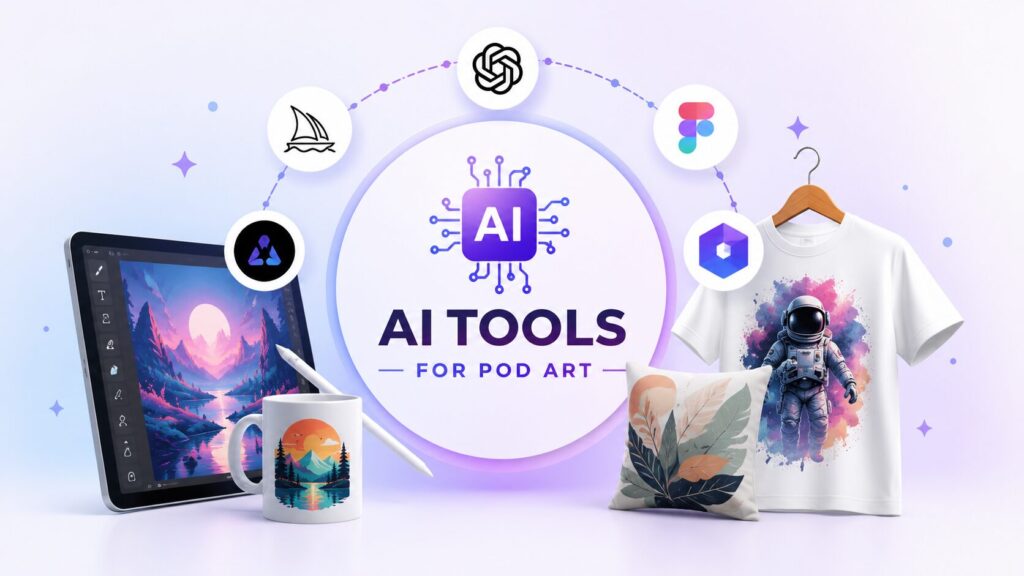 AI Tools Create the Best Print on Demand AI Art