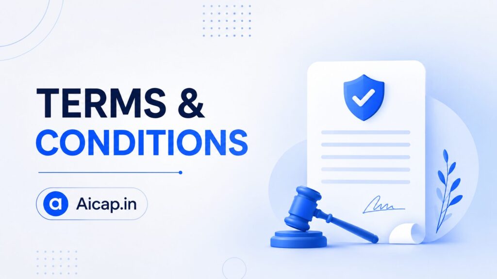 Terms & Conditions of AiCap.in