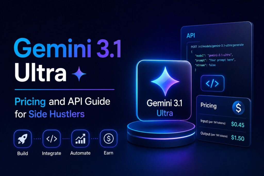 Gemini 3.1 Ultra Pricing and API Guide for Side Hustlers