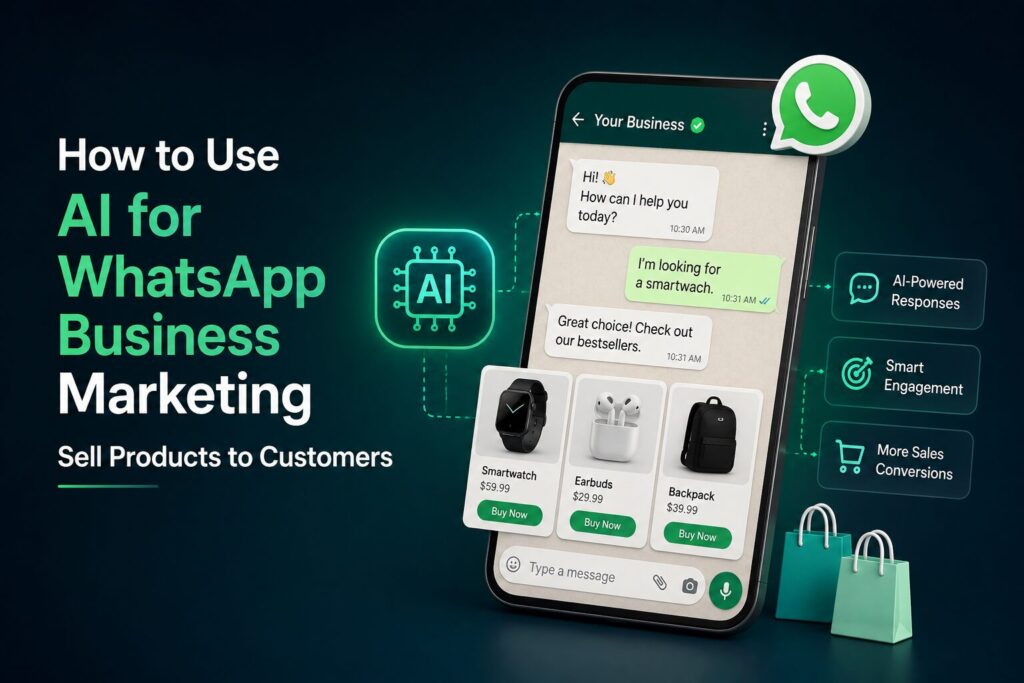 How to Use AI for WhatsApp Business Marketing to Sell Products to Customers