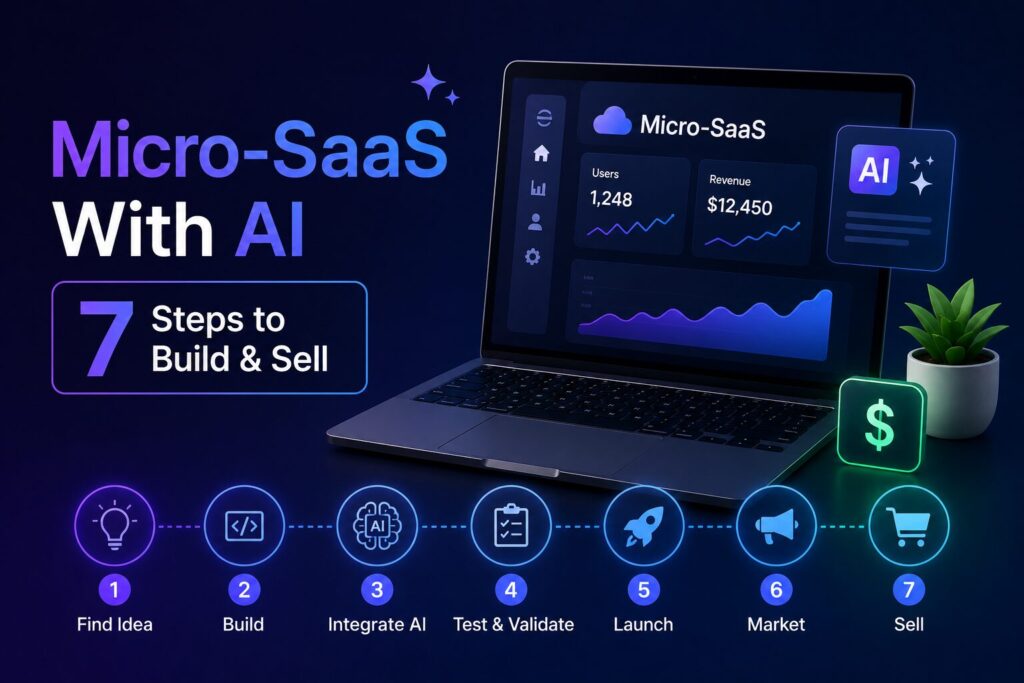 Micro SaaS With AI 7 Steps to Build & Sell
