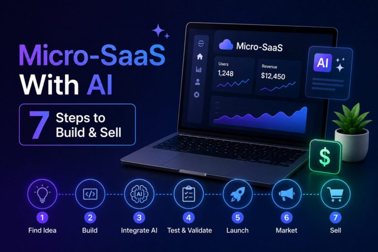 Micro SaaS With AI 7 Steps to Build & Sell