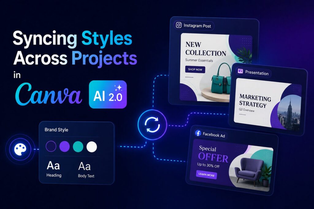 Syncing Styles Across Projects in Canva AI 2.0