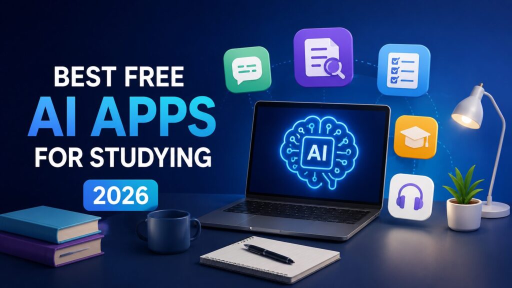 Best Free AI Apps for Studying 2026 — 5 Tools, 5 Study Problems