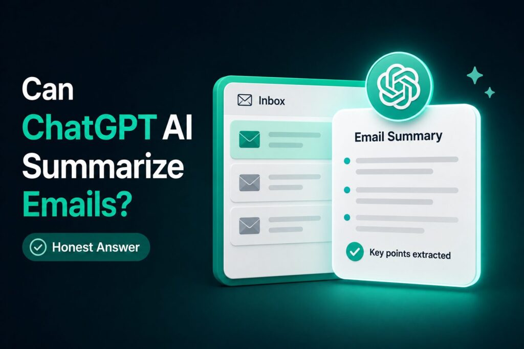 Can ChatGPT AI Summarize Emails (Honest Answer)