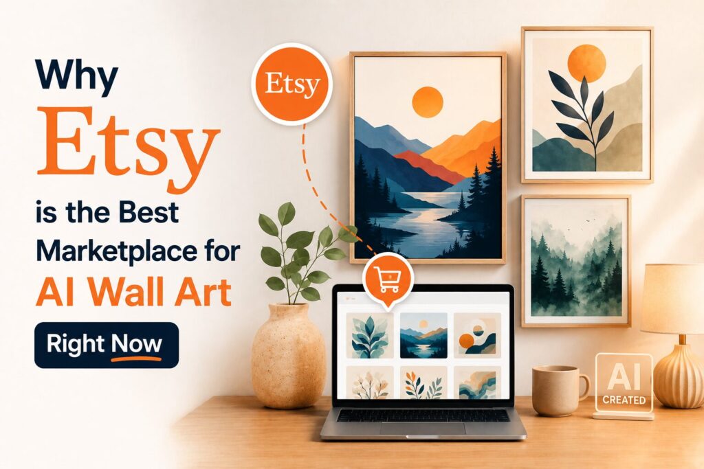 Why Etsy is the Best Marketplace for AI Wall Art Right Now