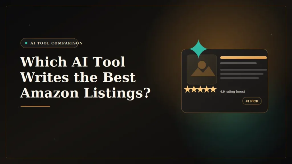 best ai tool amazon listings 